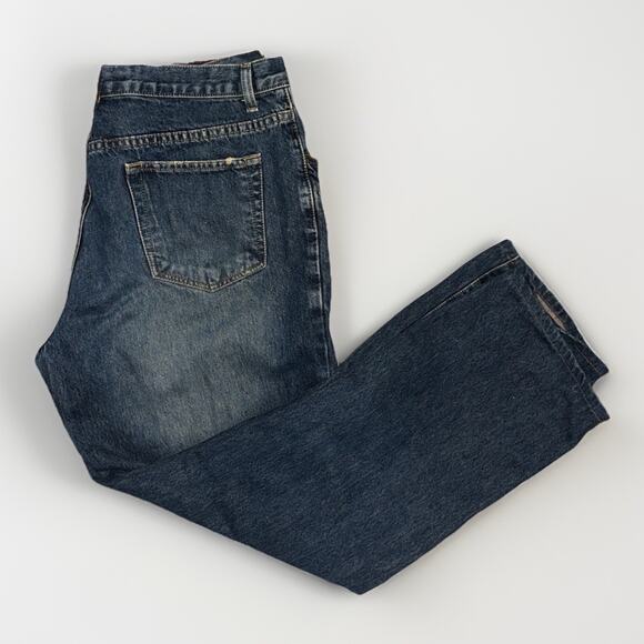 Mossimo Other - VNTG Mossimo Button Fly Denim Jeans Blue 34x30 Made In Mexico Classic Straight